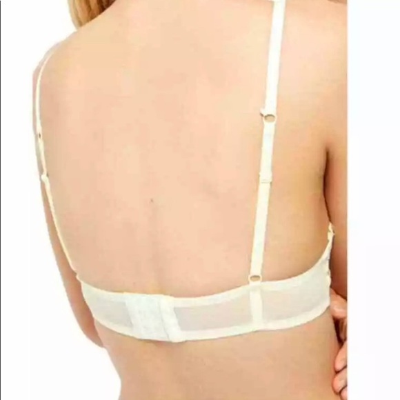 32C NWT Free People Veronica Yellow Lace Underwire Bra - Picture 4 of 12